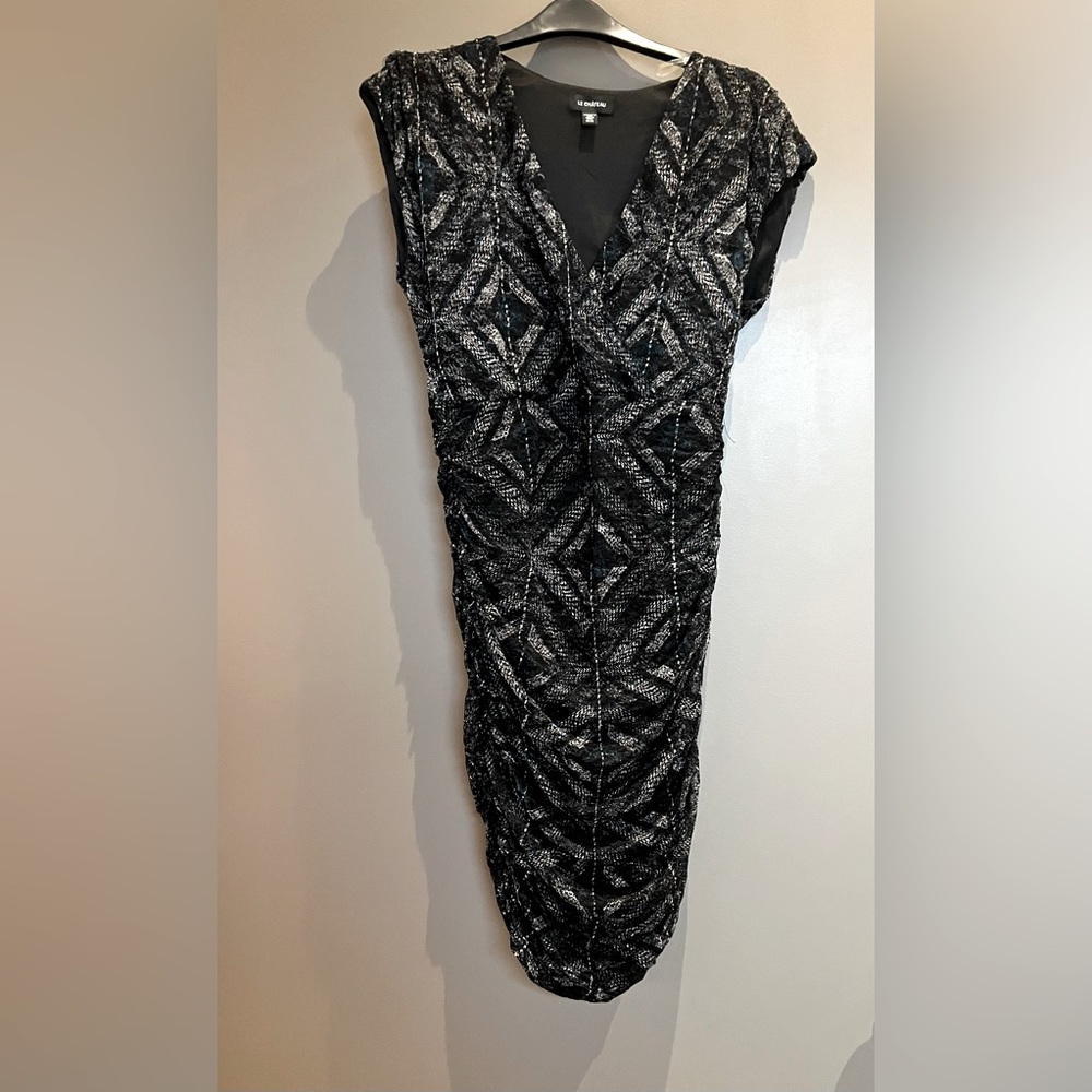 Ruched Bodycon knee length leChateau Dress